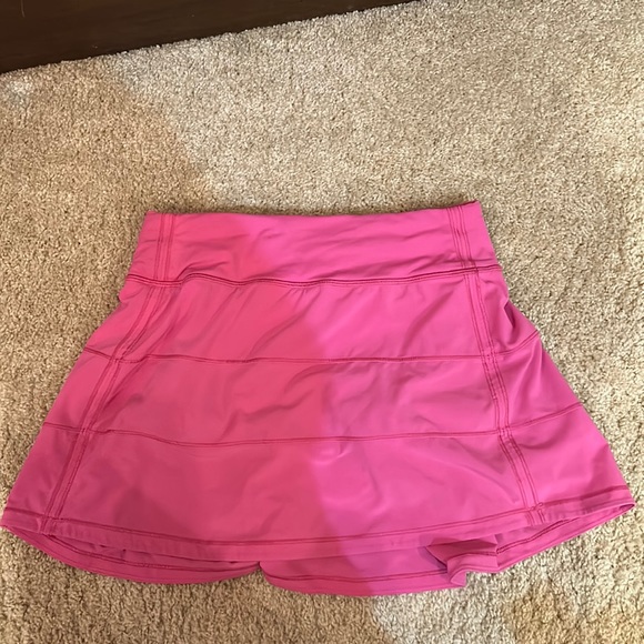 lululemon athletica Skirts Lululemon Sonic Pink Skirt Poshmark